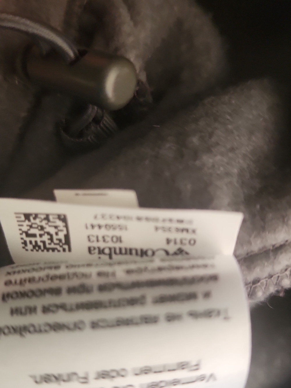 Columbia Men's Dark Gray Full-Zip Fleece Jacket - Picture 4 of 4